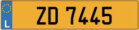 Truck License Plate